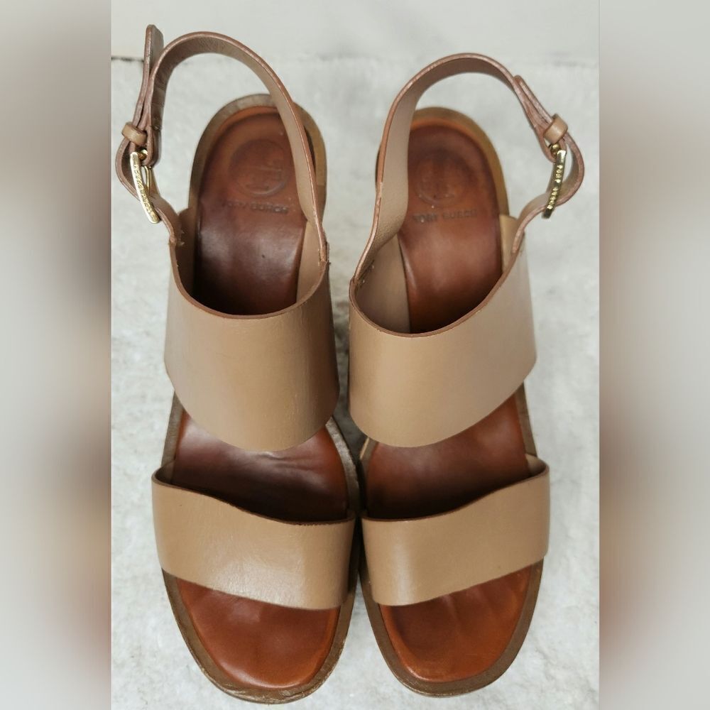 Tory Burch Lexington Wedge Sandal 8M